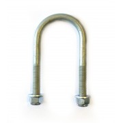 M12 Round Electro-Plated U Bolts 50MM Width X 150MM Length